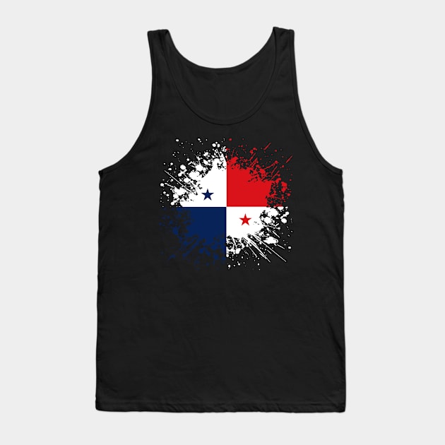 Panama Flag Country Panamanian Family Heritage Panama Tank Top by Boneworkshop